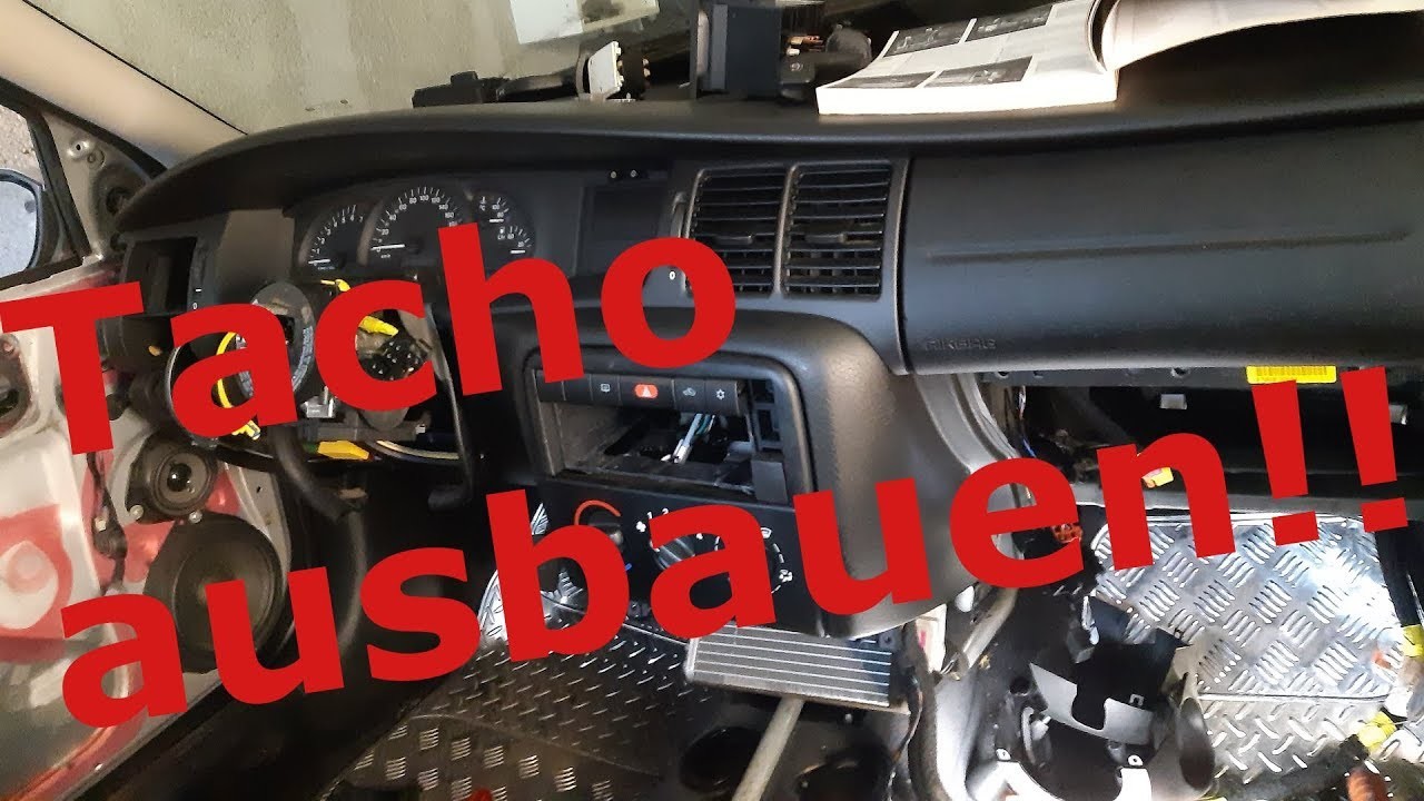 Tacho.Kombiinstrument ausbauen & Tachobeleuchtung ersetzen! Opel Vectra -Tutorial DIY