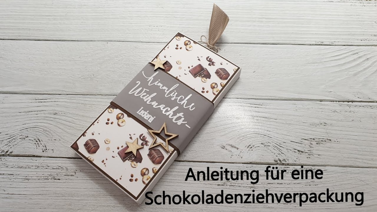 #Tutorial. Anleitung für eine Schokoladenziehverpackung. Creative Depot