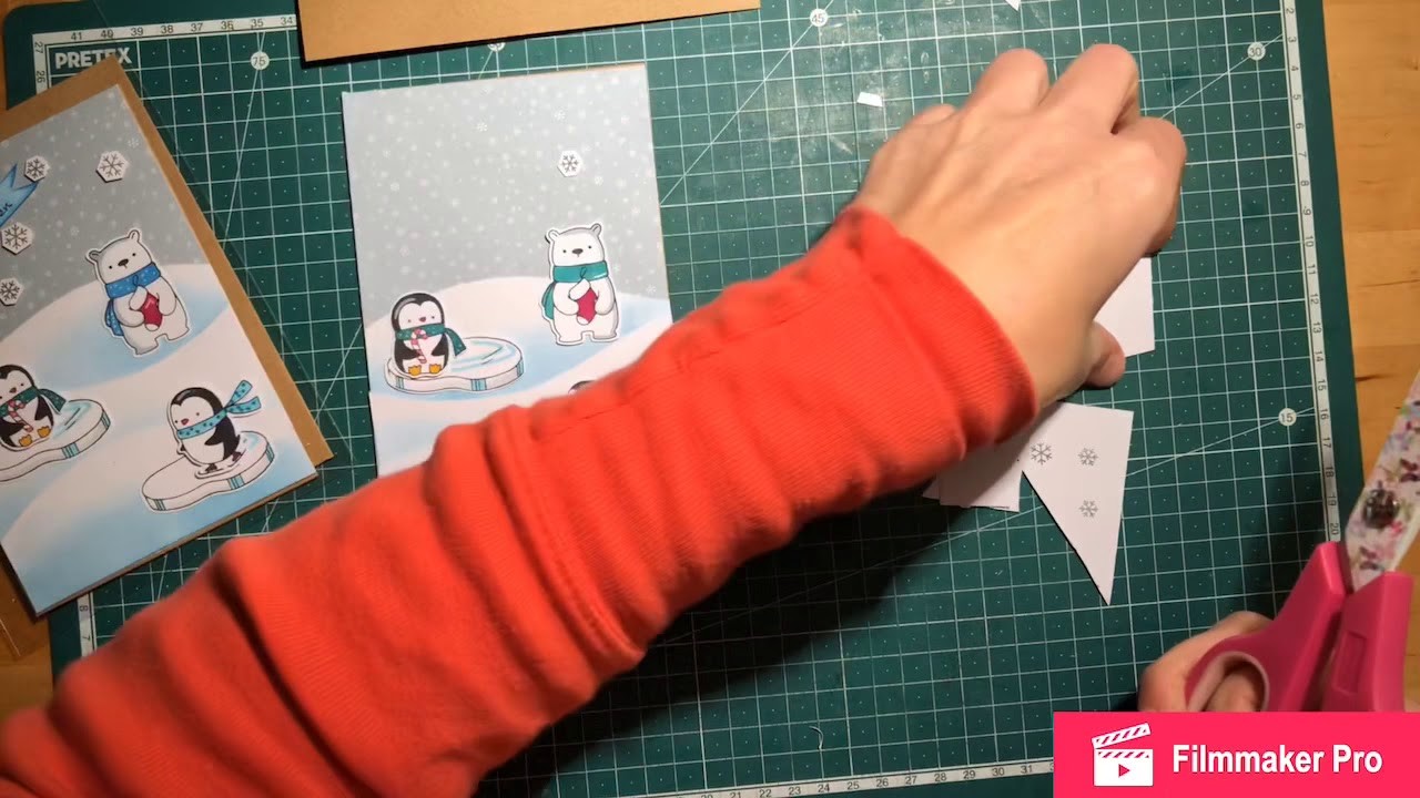 Tutorial. watch me Craft Weihnachtskarte ????⛄️