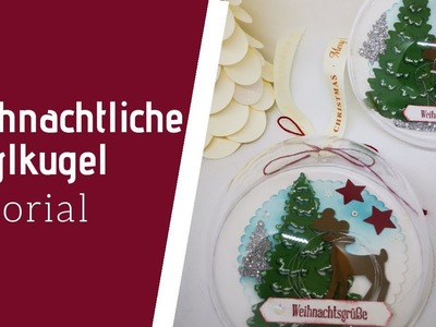 Weihnachtlicher Geschenkanhänger Halbe Acrylkugel Weihnachtliche Acrylkugel Homedekoration