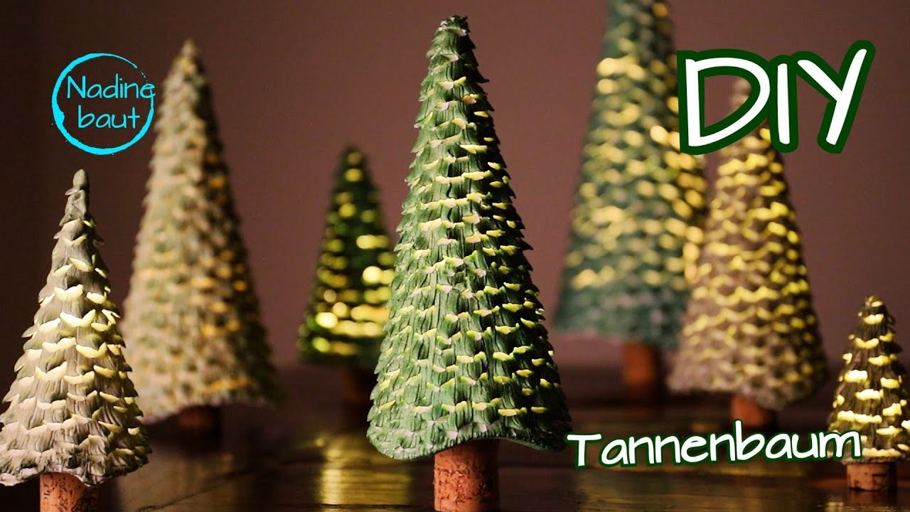 Weihnachtsdeko selber machen - Tannenbaum basteln - DIY Weihnachtsbaum