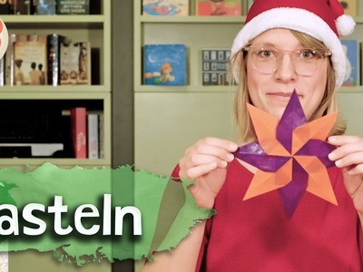 Weihnachtsstern basteln - DIY Bastelanleitung | Petronella Apfelmus