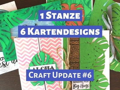 1 Stanze - 6 Kartendesigns. Blatt. Action. Craft Update #6