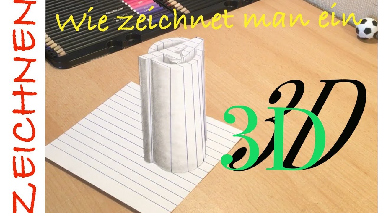 3D AVENGERS Pencil Drawing - wie Zeichnet man Avengers 3D lernen für Anfänger