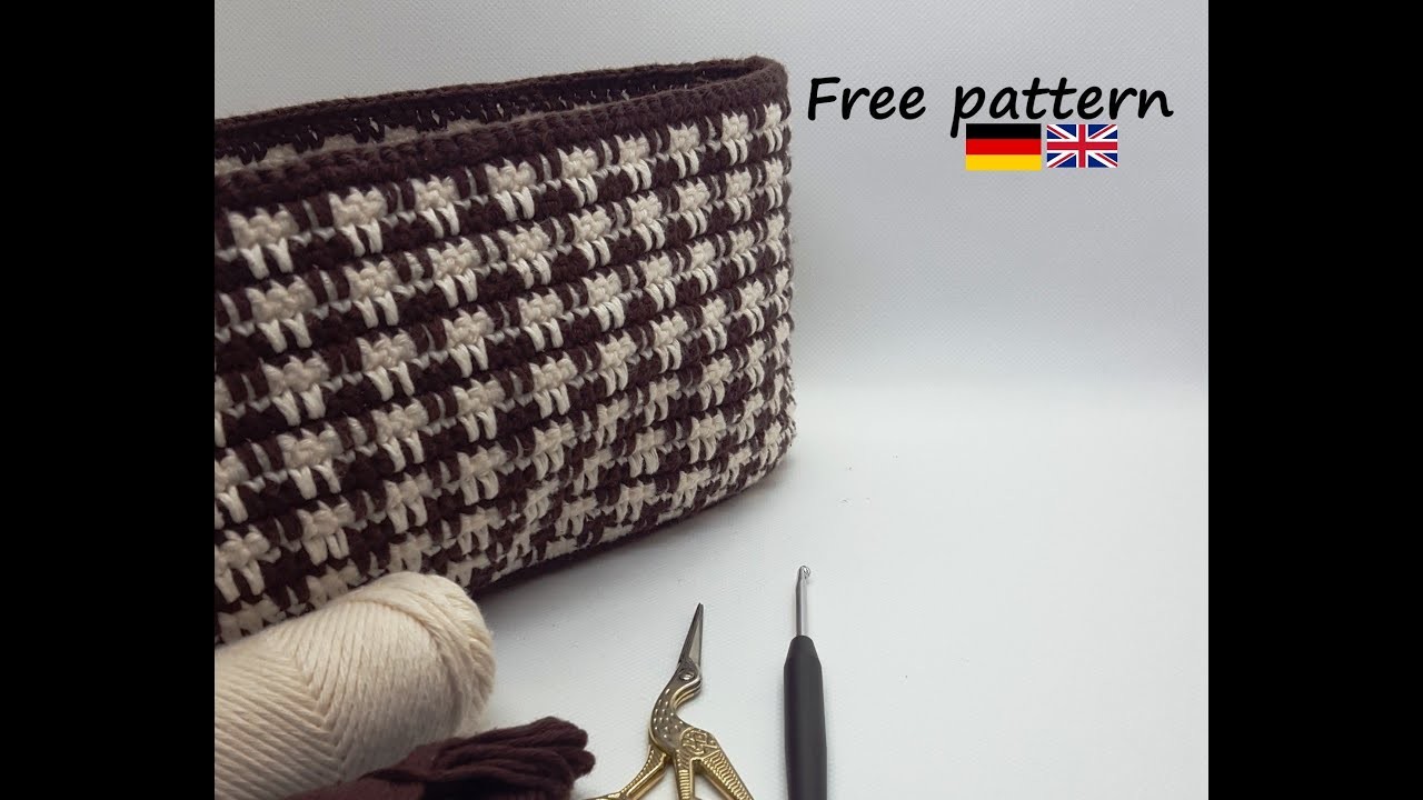 Einfache Tasche häkeln - für Anfänger. simple bag crochet - for beginners