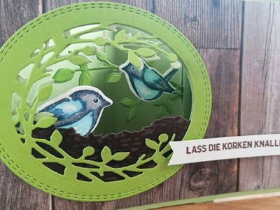 Move in Karte Birds and Branches, Stampin up