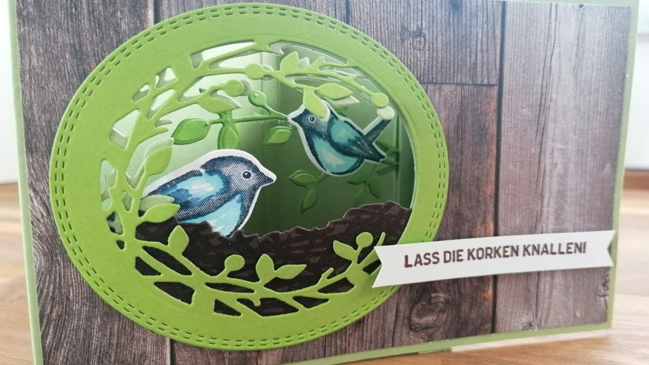 Move in Karte Birds and Branches, Stampin up