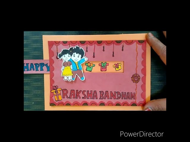 Slider Raksha Bandhan handmade card || Special card || handmade card || slider card