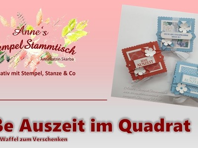 Süße Auszeit im Quadrat I Stampin'UP!® I Stempelset "Herzerwärmend"