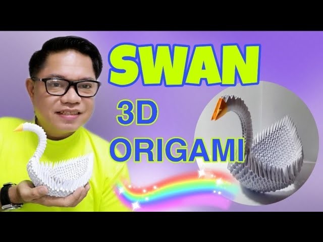 SWAN 3D ORIGAMI