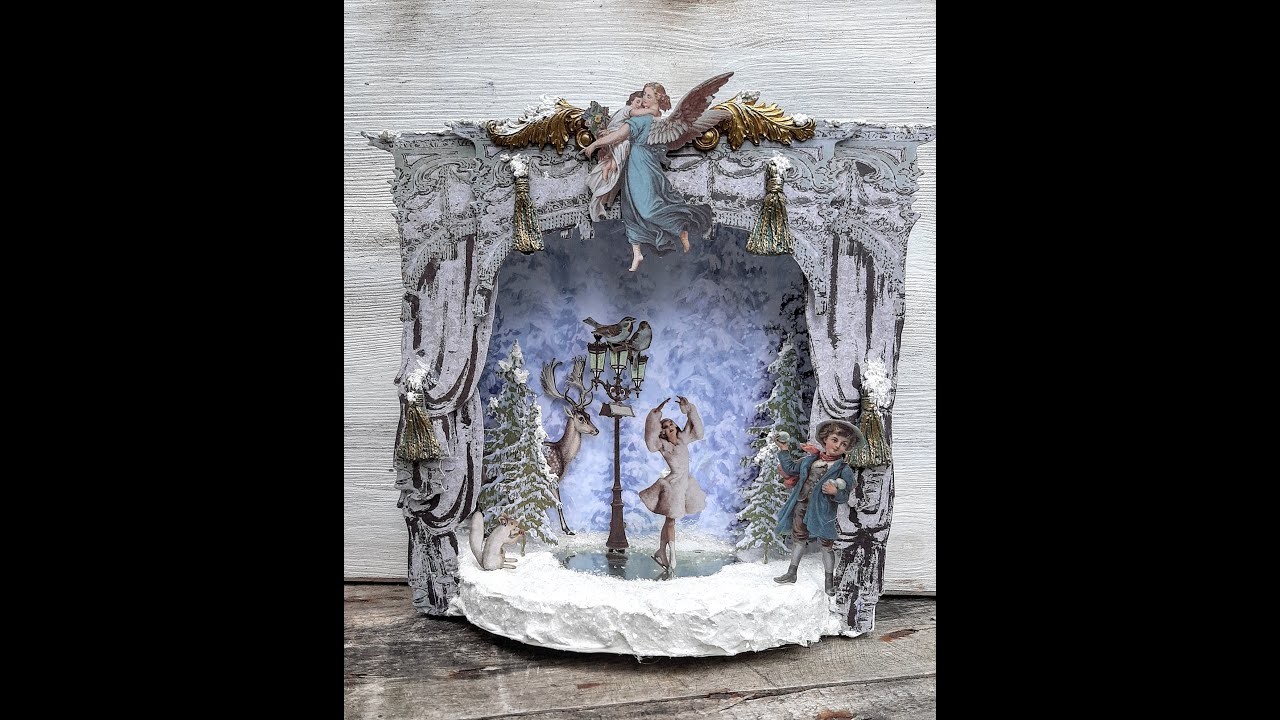 Anleitung Shadow Boxen "WinterWonderland"