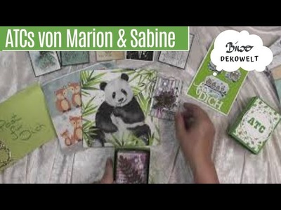 ATCs und ÜPost von Sabine Bastelfee und Marion Eis Kalt