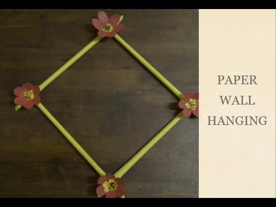 D&A Paper wall hanging || PAPER DIY