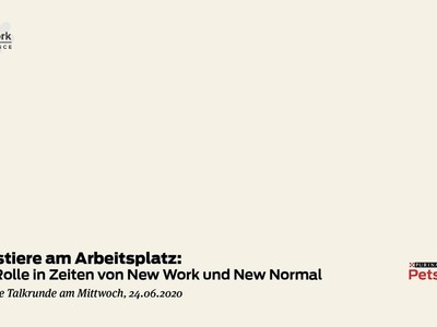 Haustiere am Arbeitsplatz: Ihre Rolle in Zeiten von New Work und New Normal