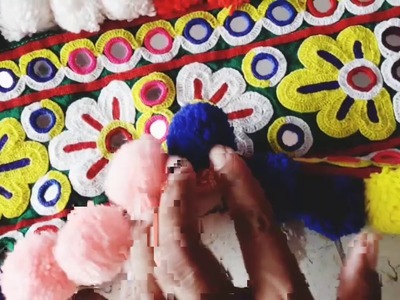 Kachhi hand embroidery पोखण पटा  demo video