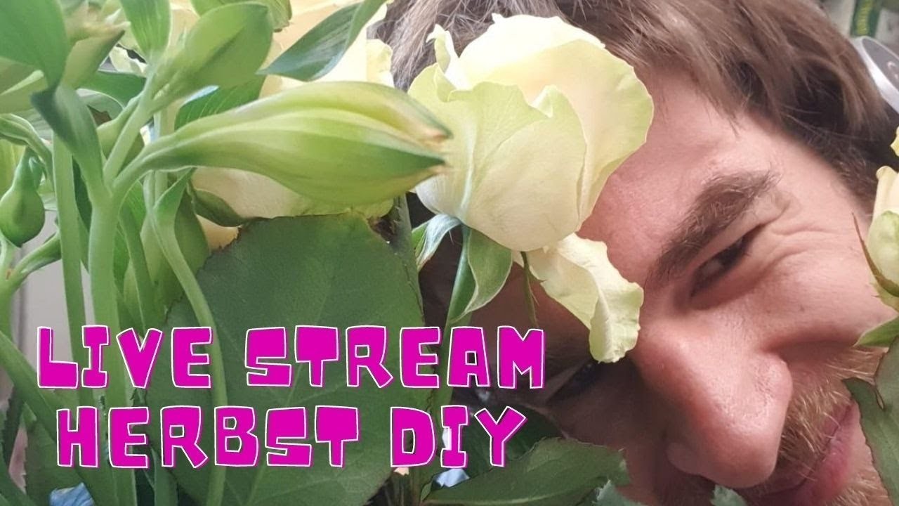 Livestream #170: Frische Blumenkreationen DIY Ideen Blumenmann