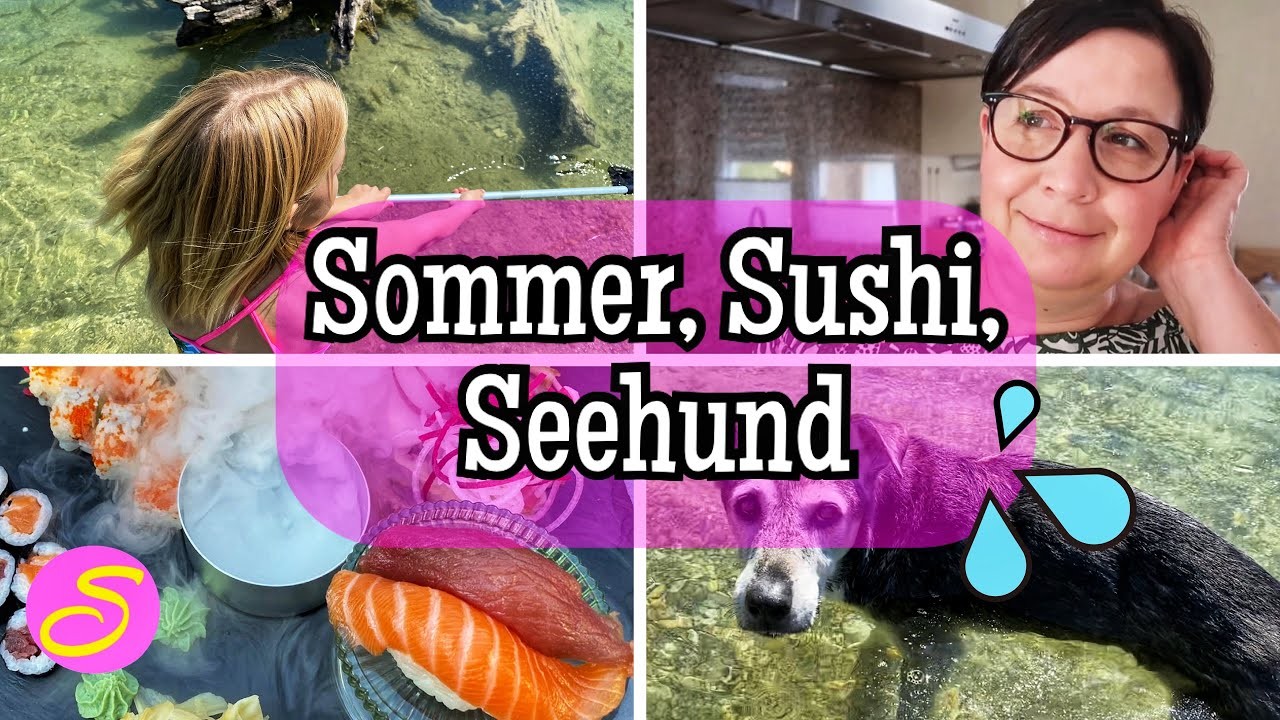 SOMMER SUSHI SEEHUND ☀️ ISI FÄNGT FISCHE ???? XXL FAMILIENVLOG | SANDRA BY KLEINE FAMILIENWELT