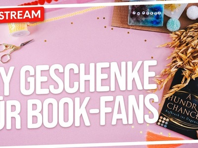 ???????? #31 LIVE STICKEN:  DIY IDEEN für Book-Fans + VERLOSUNG