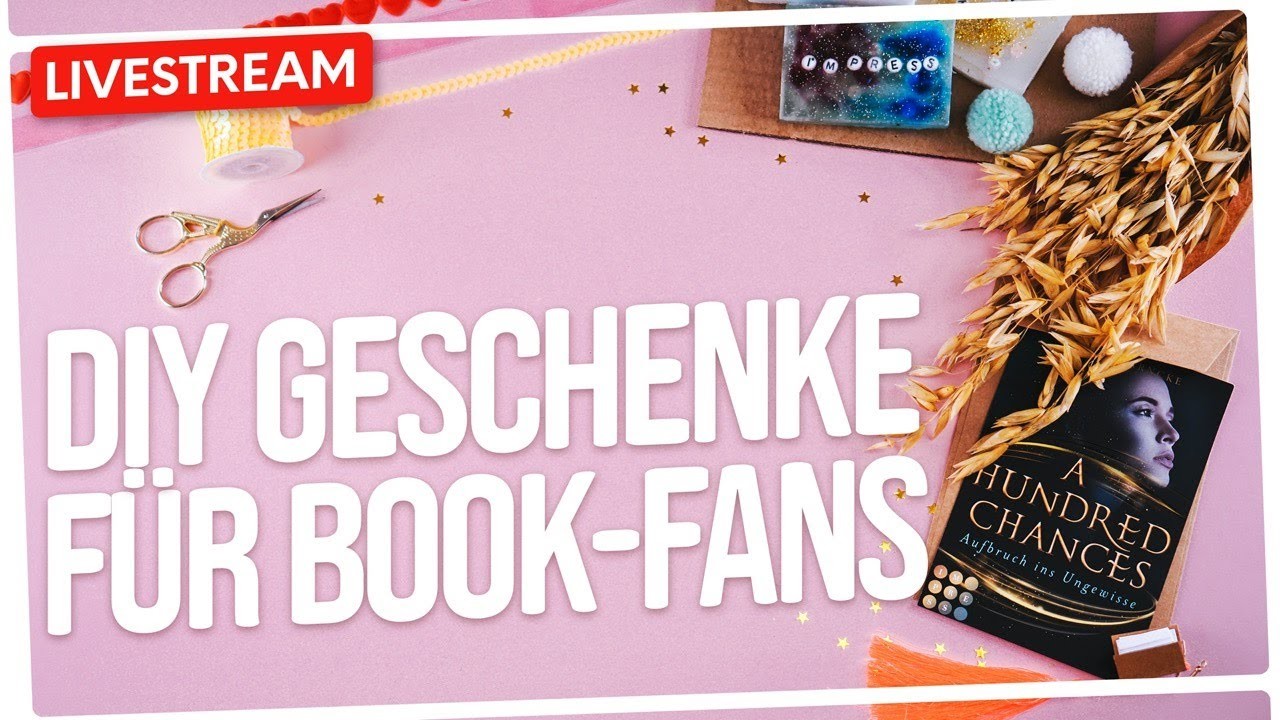 ???????? #31 LIVE STICKEN:  DIY IDEEN für Book-Fans + VERLOSUNG