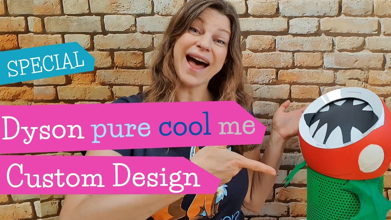 Bts | Hitze im Dachgeschoss | Dyson Pure Cool Me Custom Design | Piranha Plant | Fan Art | mommymade
