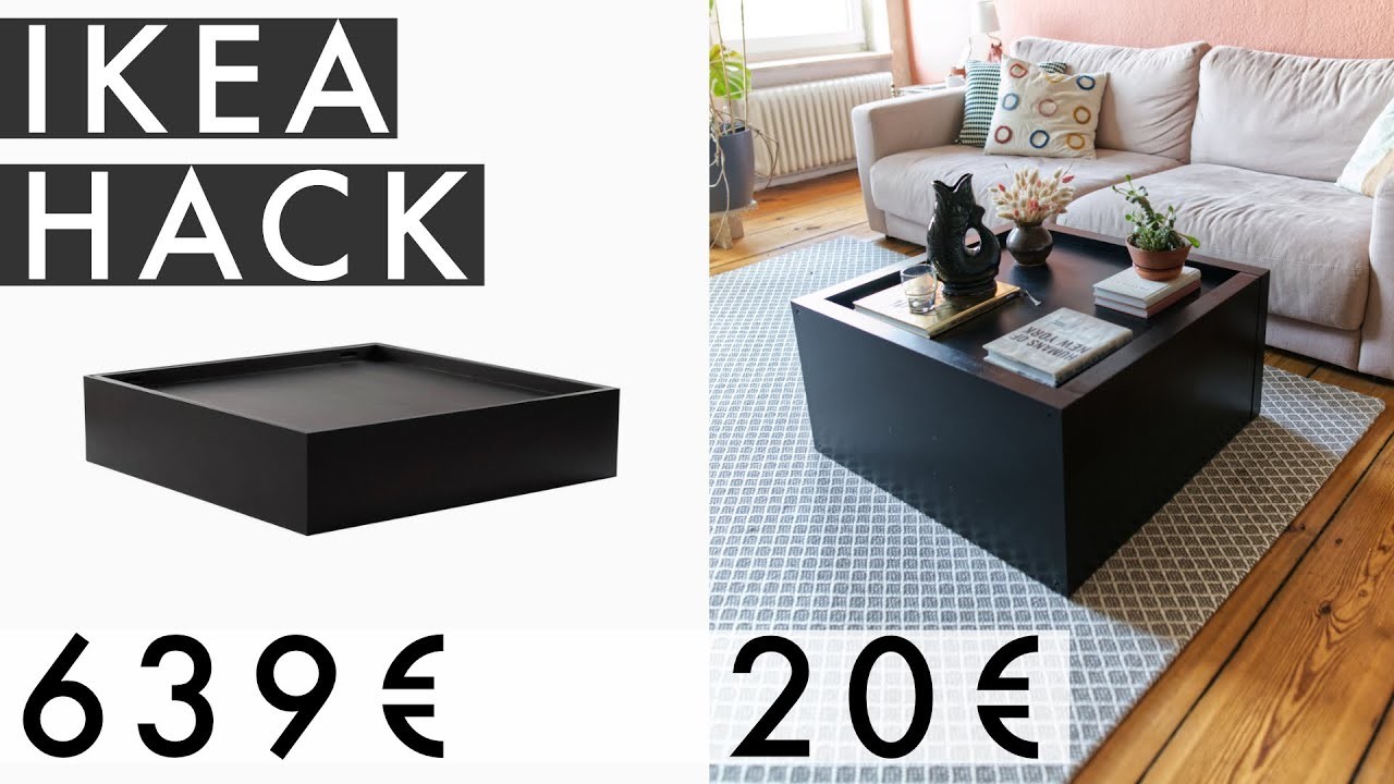 DIY Design Couchtisch aus KALLAX für 20€!! | Der einfachste Ikea Hack aller Zeiten! | Jelena Weber