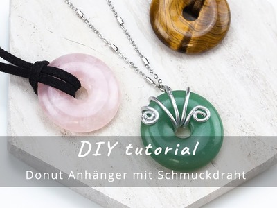 Donut Anhänger mit Schmuckdraht - DIY Tutorial - Schmuck machen mit Dreambeads Online