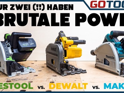 ???? Großer Akku-Tauchsägentest mit Festool 2x18V + Makita 2x18V + DeWalt 54 Flexvolt | inkl. Verlosung