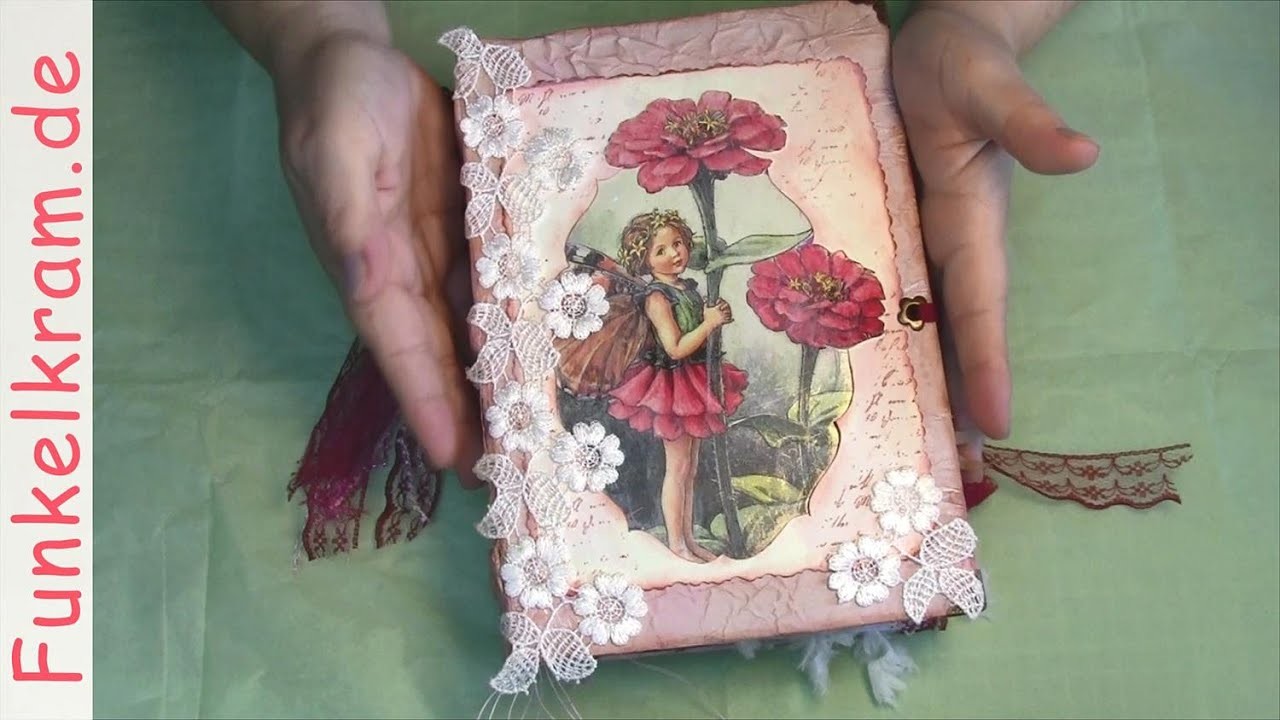 Junkjournal Zinnie UNIKAT