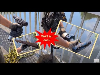 Magnetfischen: Halber Waffen-Fund!?