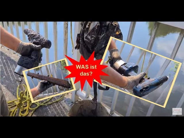 Magnetfischen: Halber Waffen-Fund!?