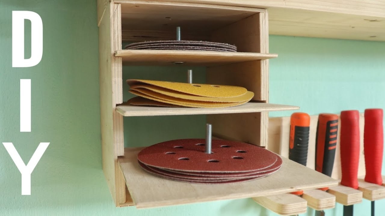 Sandpaper organizer DIY