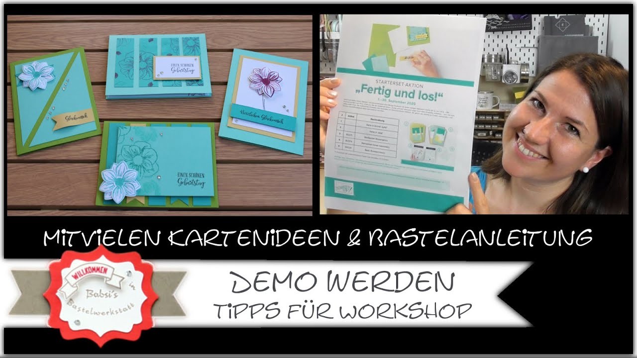 Stampin Up Demonstrator. in werden - Tipps für ersten Workshop - Kartenideen - DIY - Fertig und los