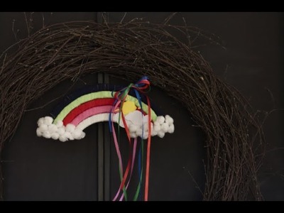 Türhänger Regenbogen - basteln mit Kindern