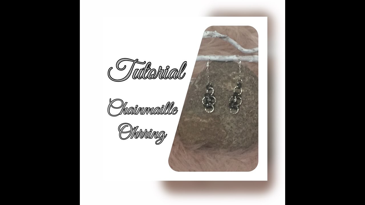 Tutorial Chainmaille Ohrring ????⛓ Schmuckbasteln 4.20