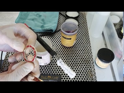 Uhrenlünette - Uhrenteile und andere Teile  selber vergolden