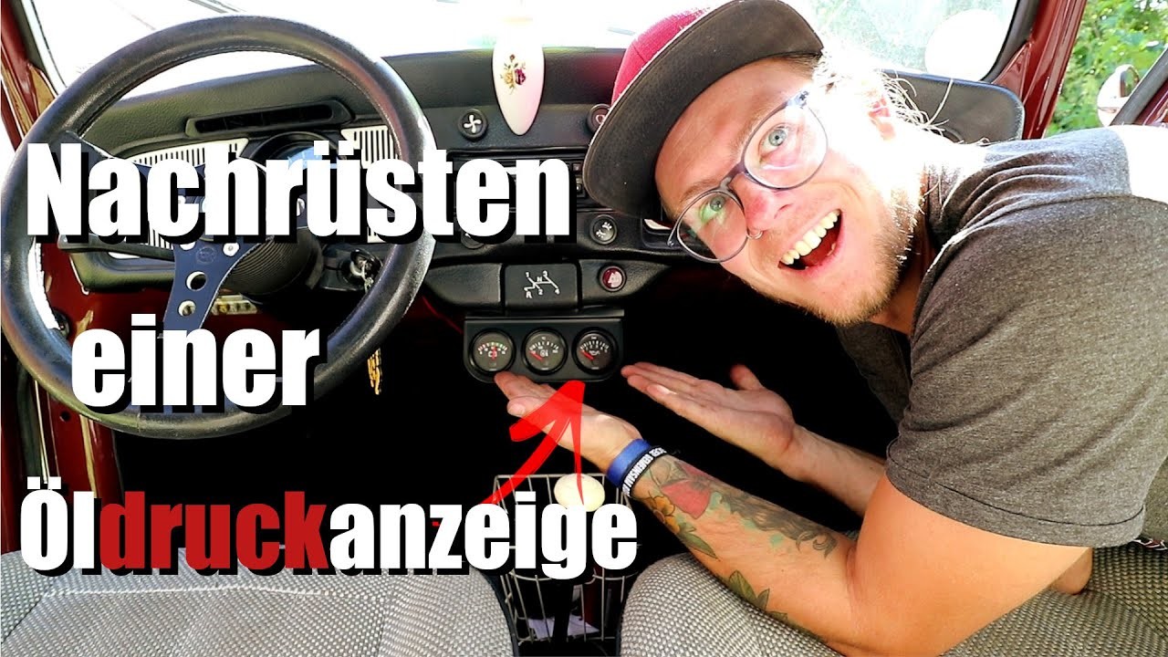 VW Käfer Vlog #14 - Endlich vollständig!! - Einbau der Öldruckanzeige ink. Sensor | alexmittm