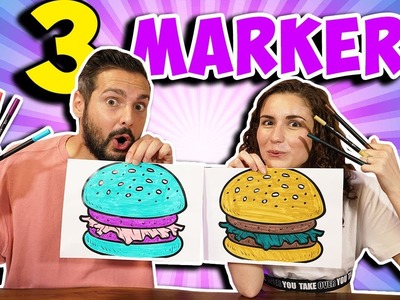3 MARKER CHALLENGE GEGEN DANIA!