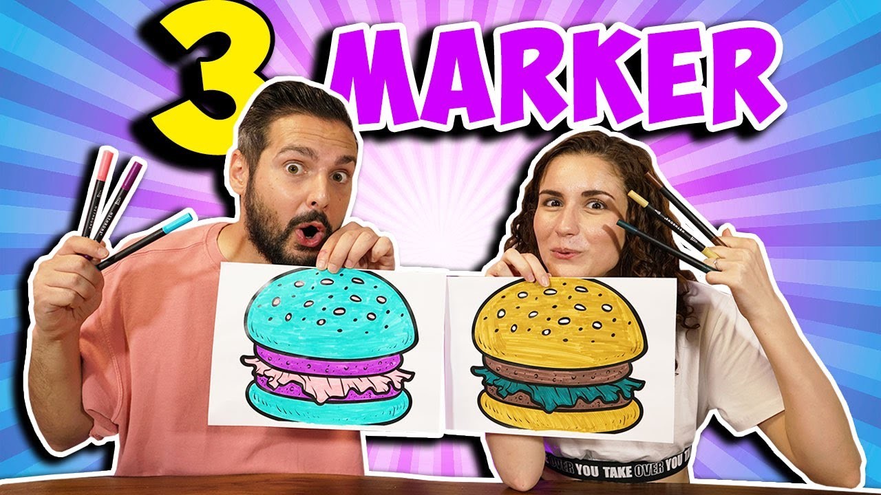 3 MARKER CHALLENGE GEGEN DANIA!