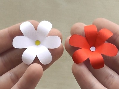 Blume basteln mit Papier - Blüte als Deko oder Geschenk selber machen ????