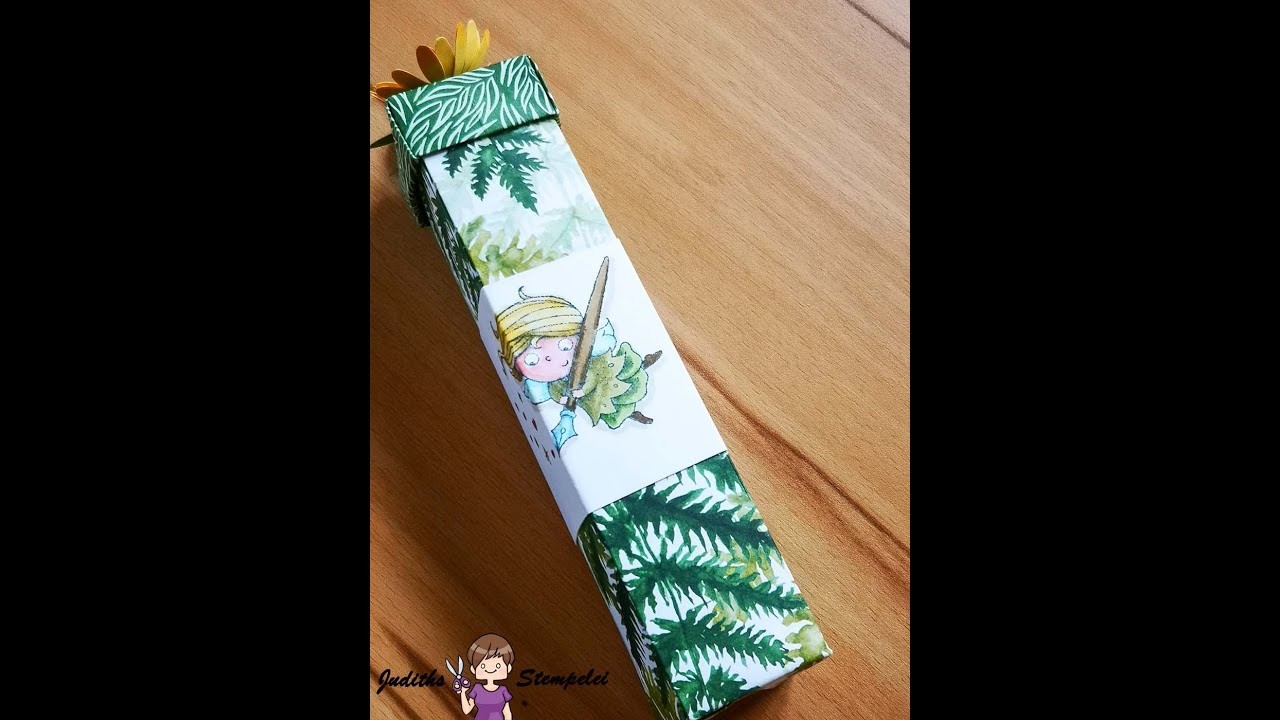 Box ohne Kleben und Schneiden - Stampin' up! Weihnachtsblüten