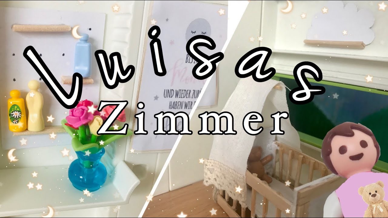 Das Babyzimmer???? Luisas neues Zimmer.Pimp my Playmobil.Familie Bäcker