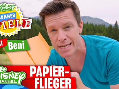DIE DISNEY CHANNEL SOMMERSPIELE MIT BENI - Papierflieger fangen | Disney Channel