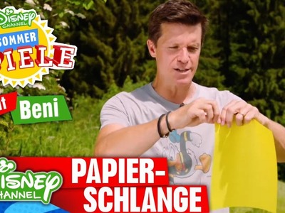 DIE DISNEY CHANNEL SOMMERSPIELE MIT BENI - Papierschlange | Disney Channel