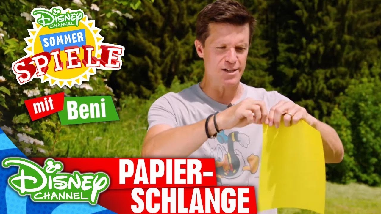 DIE DISNEY CHANNEL SOMMERSPIELE MIT BENI - Papierschlange | Disney Channel