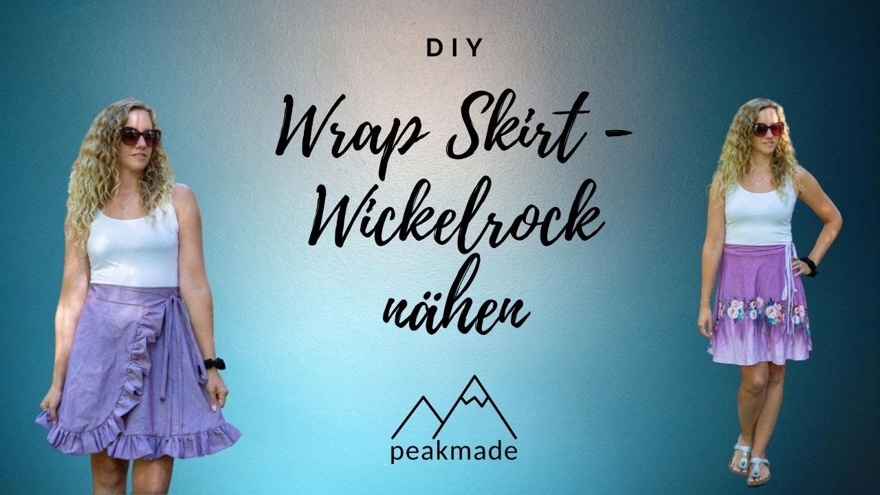 DIY - Ruffle Wrap Skirt - Wickelrock mit Rüschen nähen