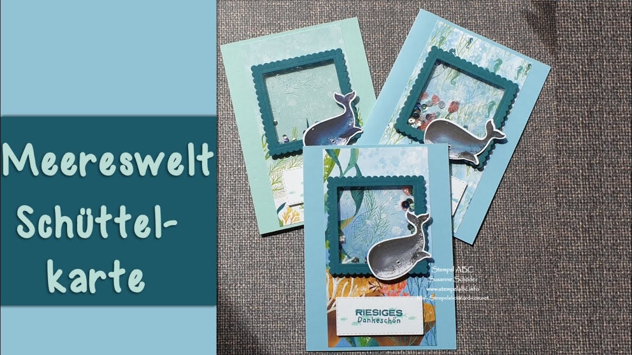 Meereswelt-Schüttelkarte-Produkte von Stampin´UP!