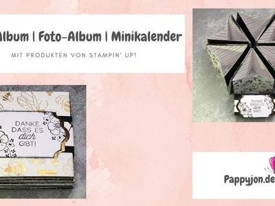 Mini-Album für Fotos, bzw. als Jahres,- oder Adventskalender | Stampin' Up! | Anleitung | Tutorial