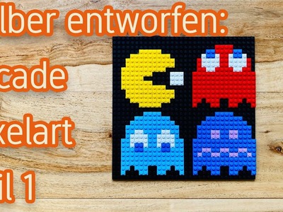 Selber designt: Arcade Pixelart ????| Teil 1 | Pac Man ????| Steinfluencer | HD-Version