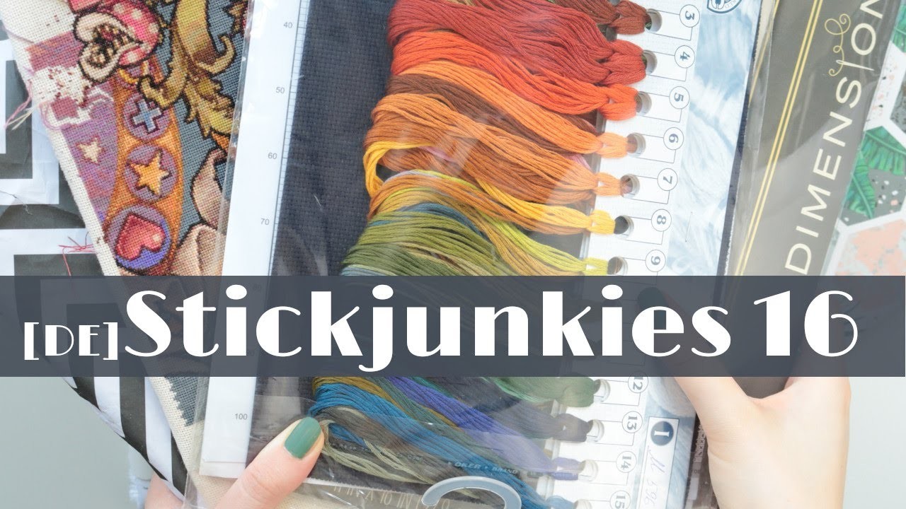 Stickjunkies #16: Juli Update, Kit Parade Mybobbin.com und Dimensions, Kreuzstich Projekte & HAED
