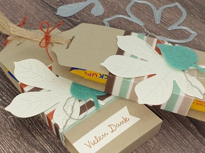 Verpackung mit Anhängerstanze| Danke | Das Bastelzimmer by Alina Meyer | Stampin'Up! | Anleitung